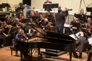 Pianist Georji Slavchev solos, Maestro Geoffrey Pope Conducts