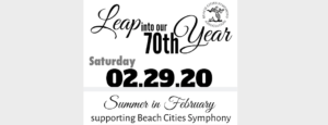 Summer in February BCSO 70th Gala