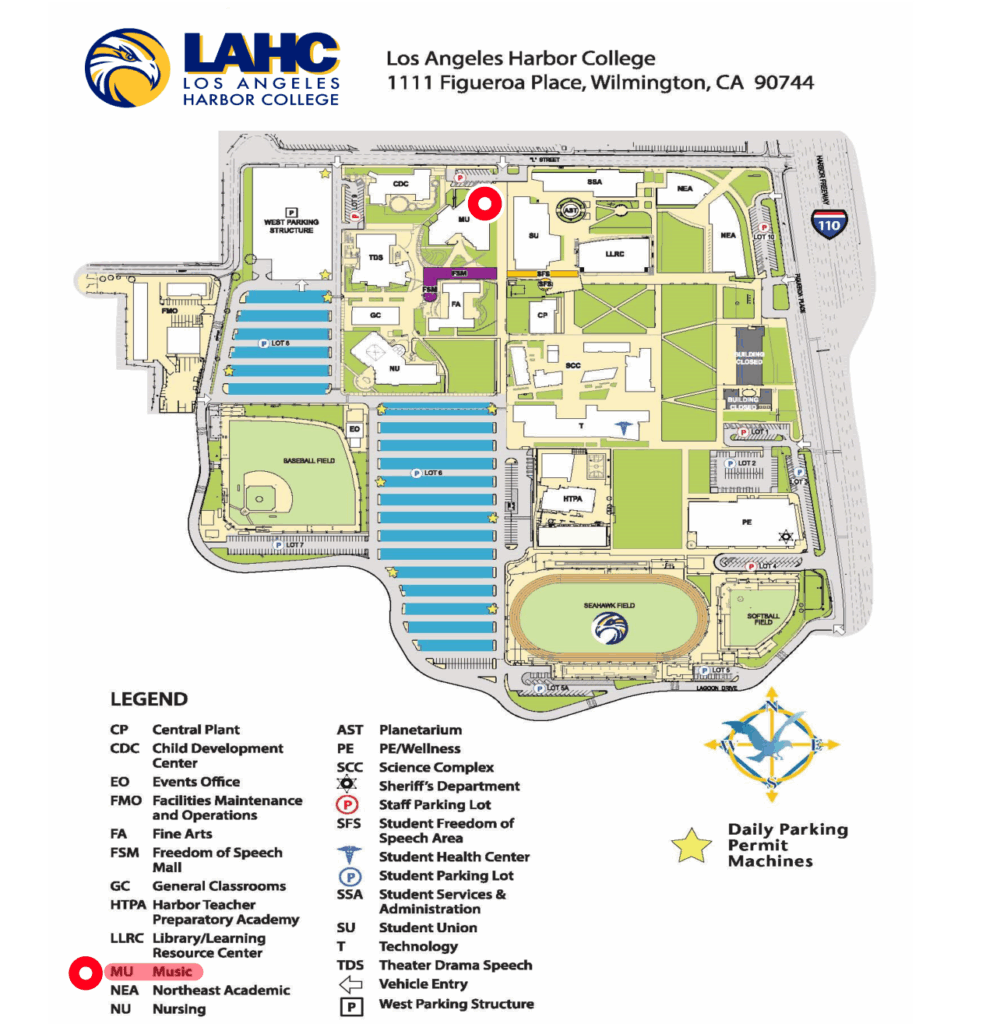 CUT LA HARBOR COLLEGE MAP